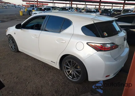2012 Lexus Ct 200H Premium z USA, uszkodzony, nr VIN JTHKD5BH1C2095608